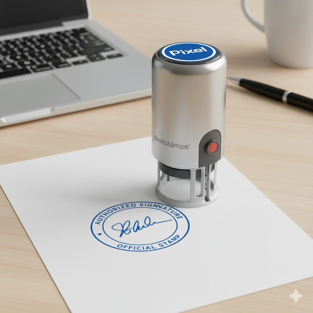 signature stamp making in dubai for business stamps and personal stamps.