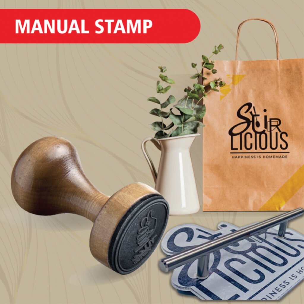 custom manual stamp making dubai