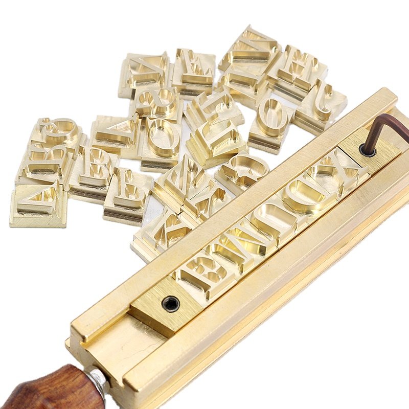 hot foil alphabet blocks Dubai - metal letter number stamps for hot foil press UAE
