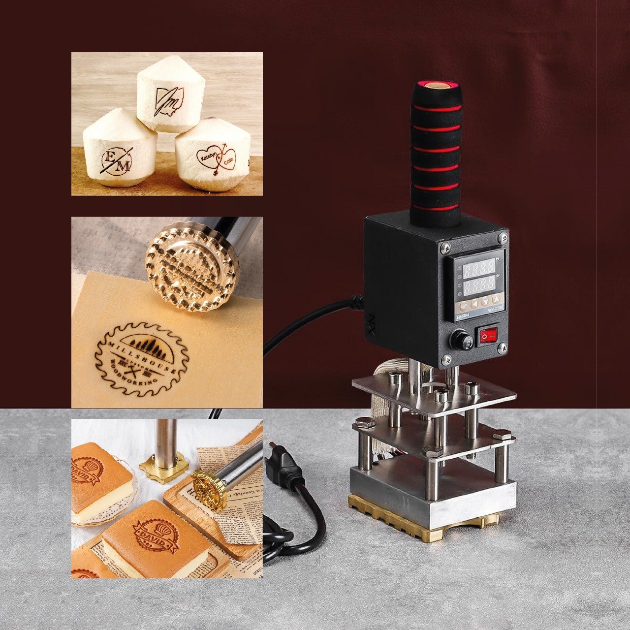 electric heat stamp Dubai - heavy duty electric branding iron with temperature control UAE
